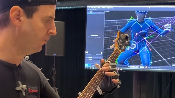 Motion capture setup at NYU